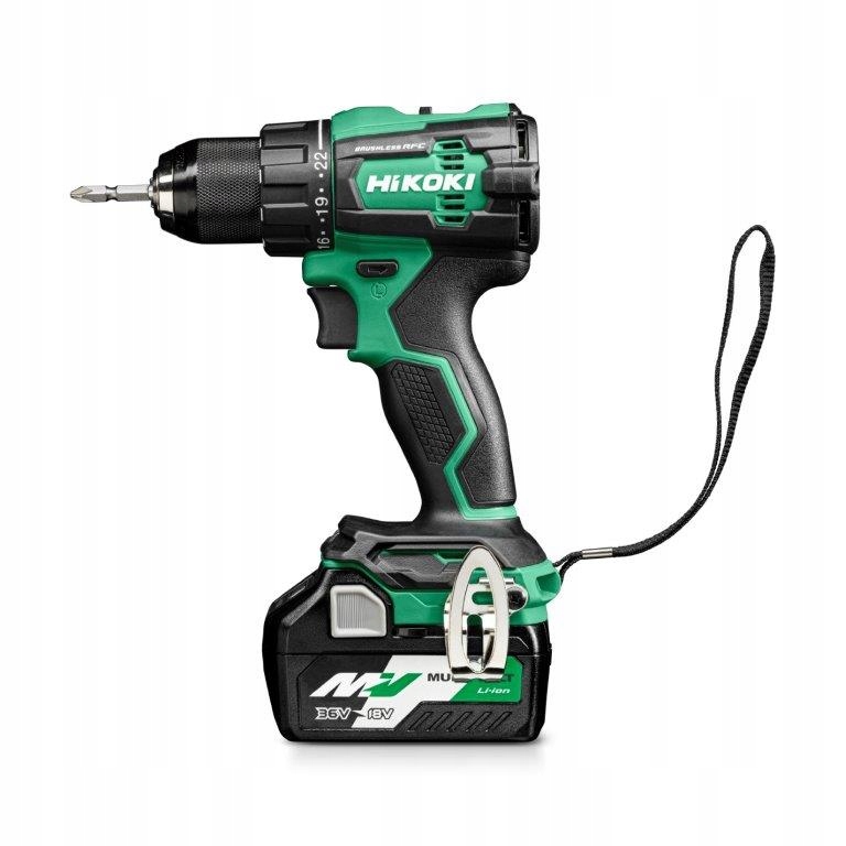 WIERTARKO-WKRĘTARKA HIKOKI DS18DE WRZ 70Nm 2x5,0Ah MULTIVOLT BEZSZCZOTKOWA | DS18DEWRZ | 4966376404674