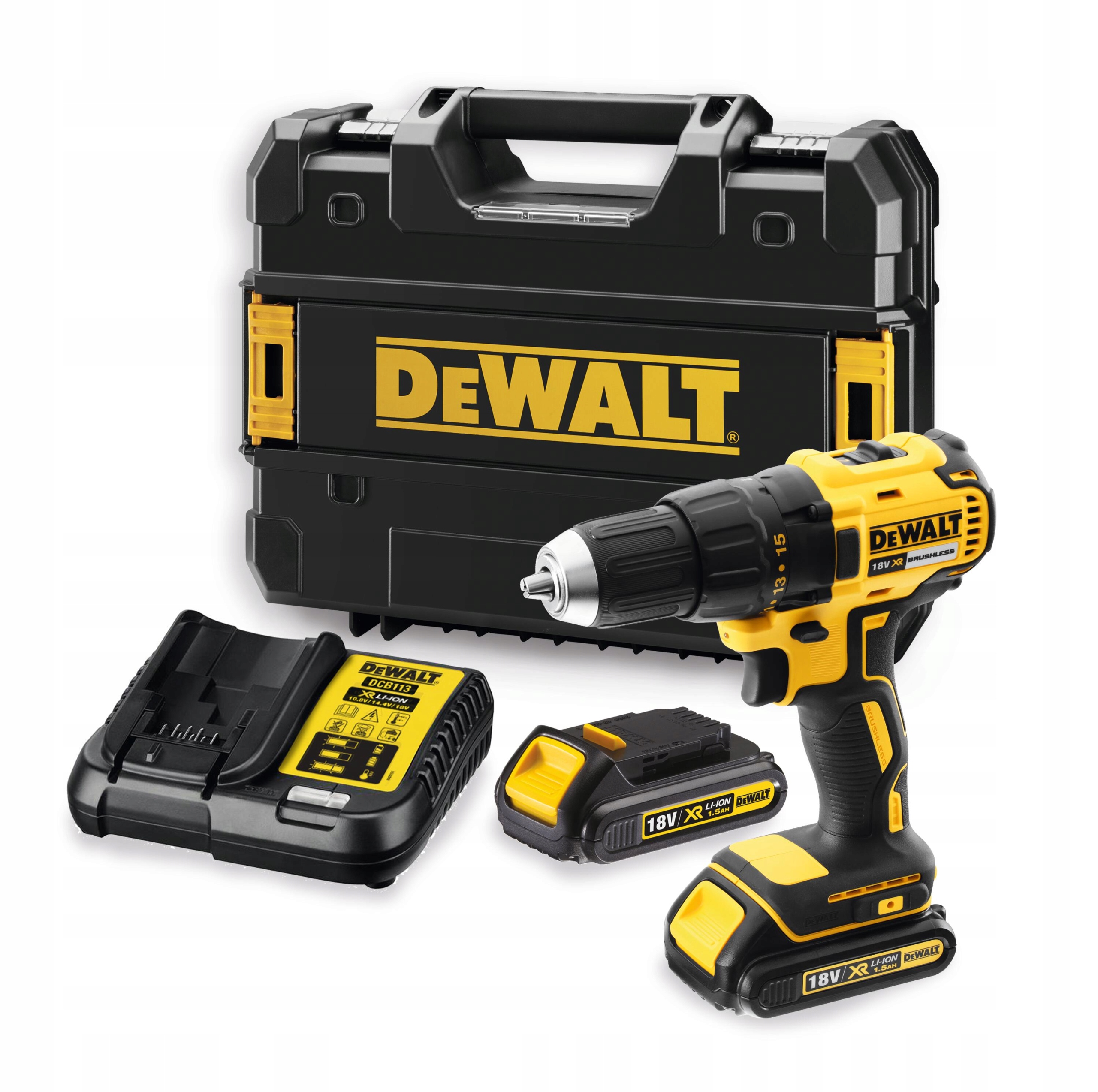 WIERTARKO-WKRĘTARKA AKUMULATOROWA DEWALT DCD777S2T 2x1,5Ah 18V | DCD777S2T-QW | 5035048664957