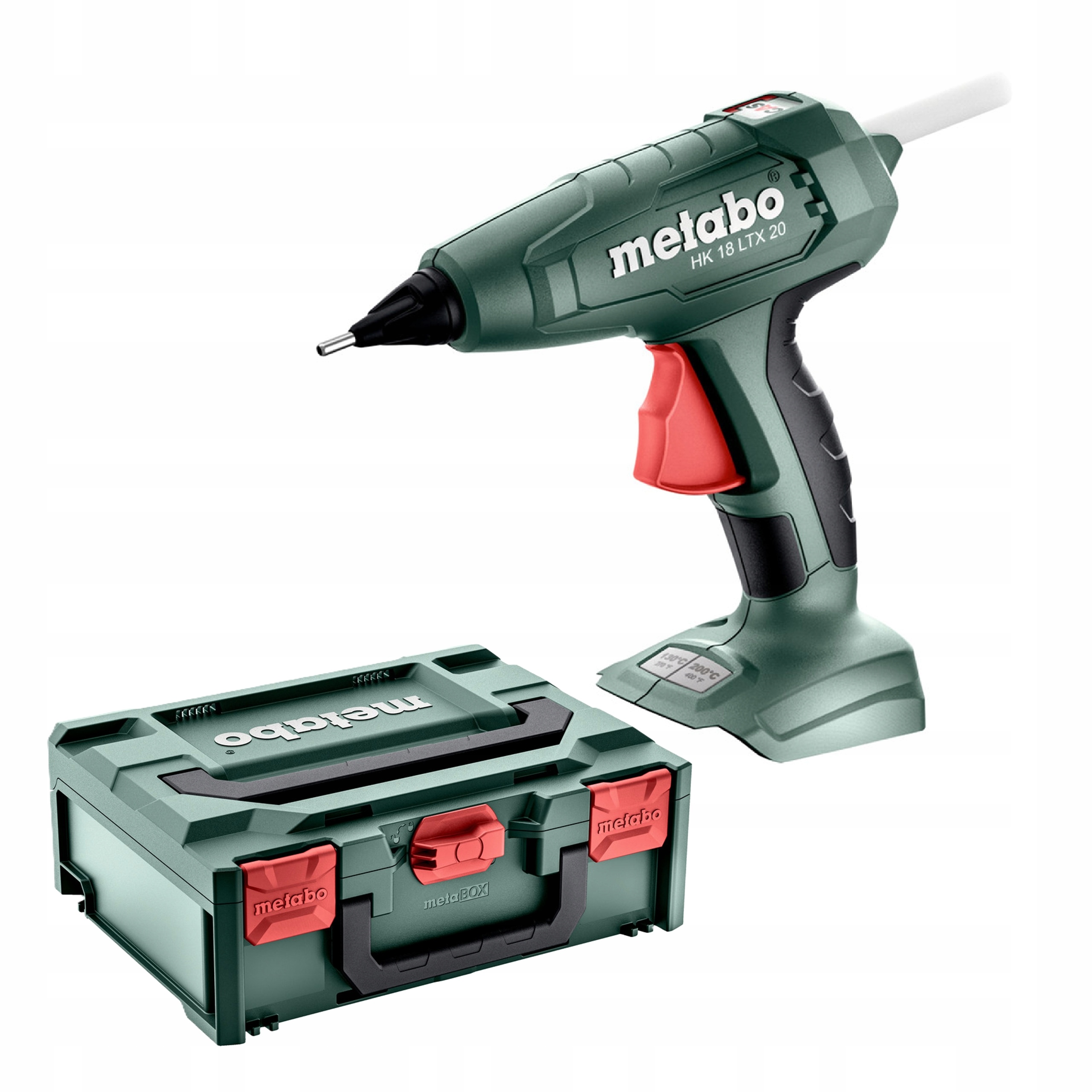 PISTOLET AKUMULATOROWY DO KLEJENIA NA GORĄCO METABO HK 18 LTX 20 + WALIZKA | 600797840 | 4061792246973