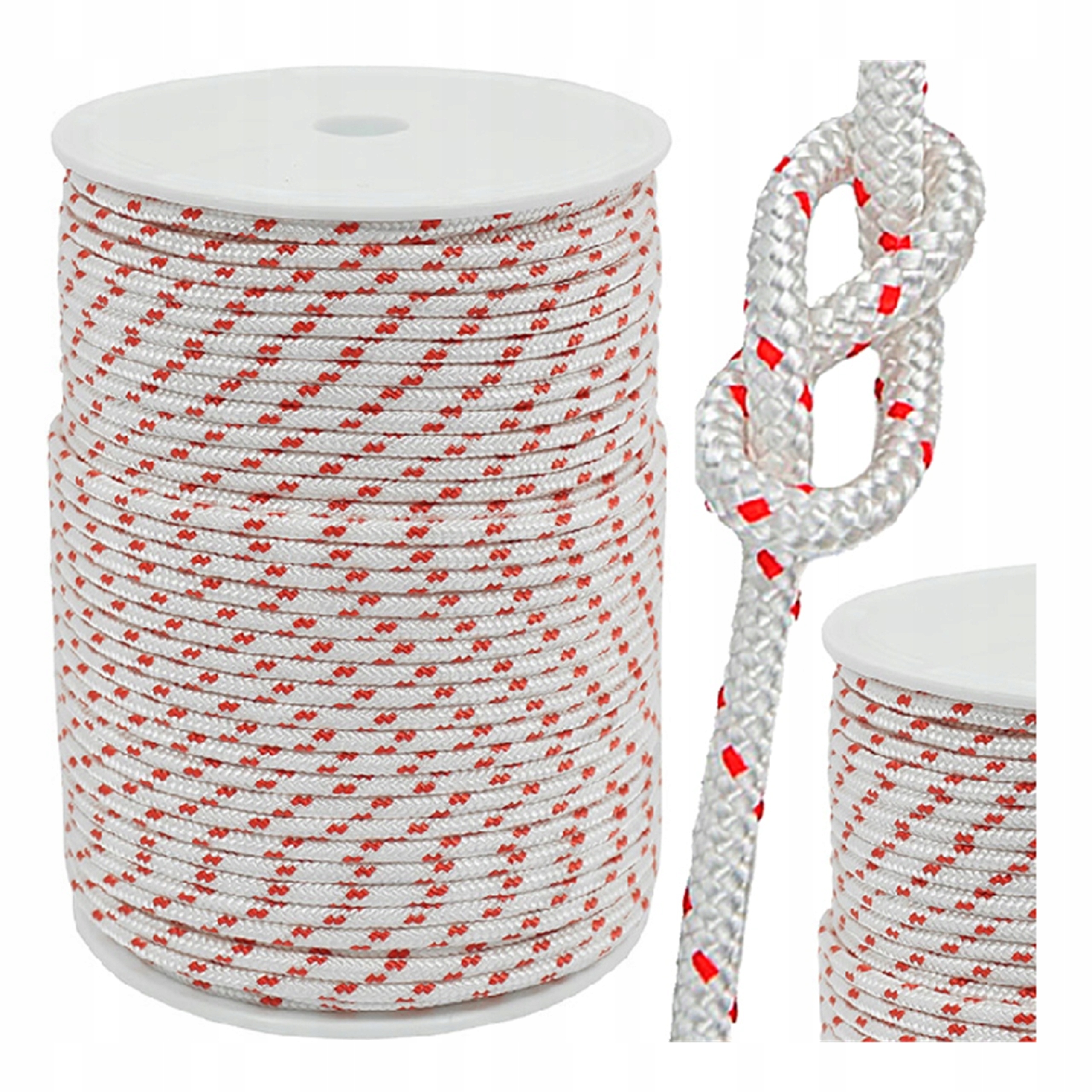 LINKA SZNUREK DO ROZRUSZNIKA STARTERA SZARPAKA KOSIARKI PIŁY PILARKI 4 MM | V90481 | 5904673579274