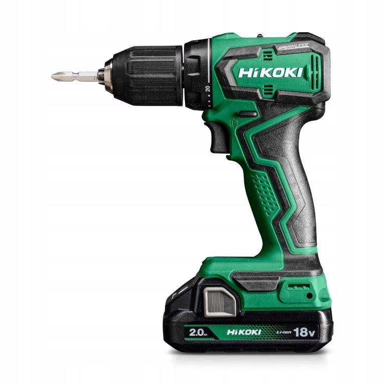 WIERTARKO-WKRĘTARKA UDAROWA HIKOKI DV18DD WRZ 2x2,0Ah 18V + WALIZKA | DV18DDWRZ | 4966376410910