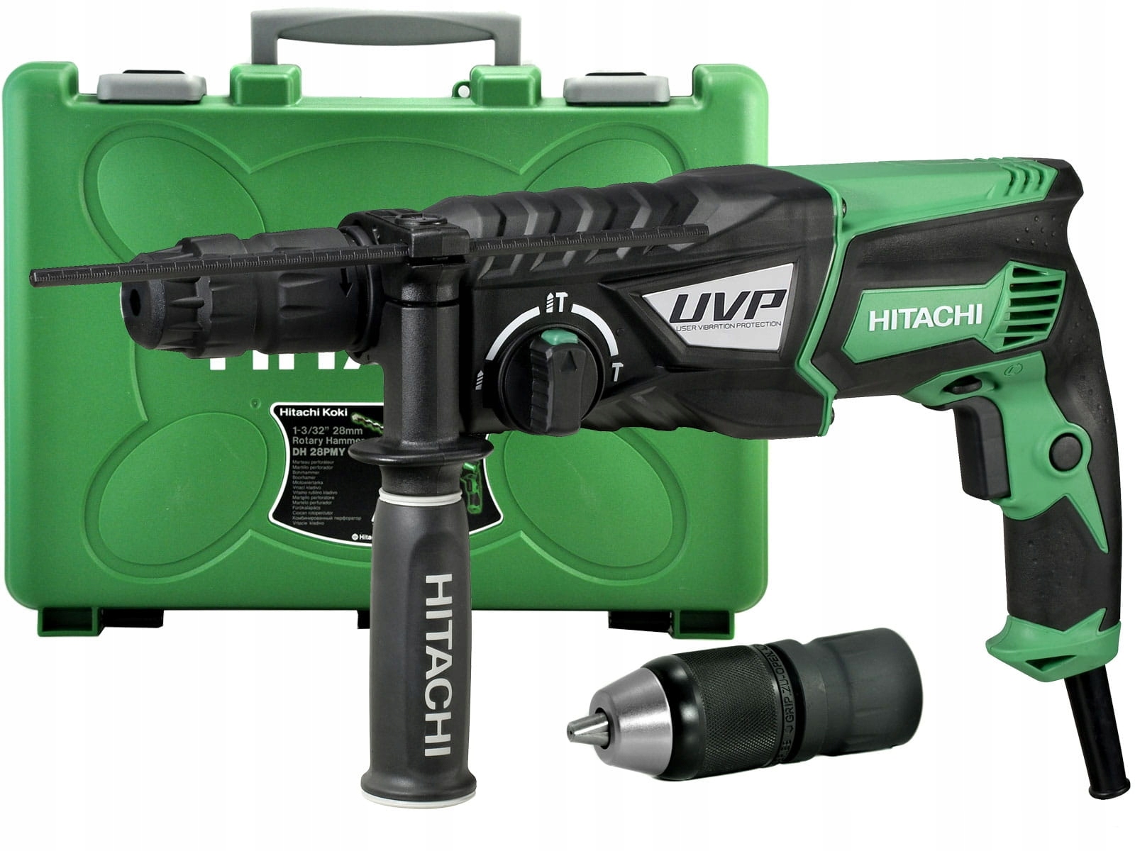 MŁOTOWIERTARKA SDS-PLUS HIKOKI DH28PMY2 WSZ UVP 3J 850W WYMIENNY UCHWYT | DH28PMY2WSZ | 4966376327768