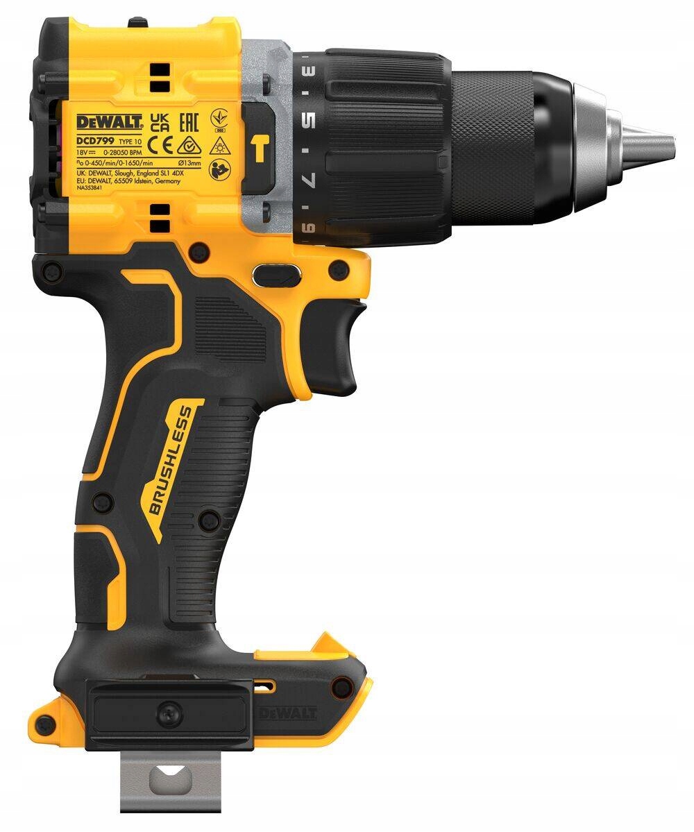 WIERTARKO-WKRĘTARKA UDAROWA DEWALT DCD799D2T 74Nm 2x2,0Ah 18V | DCD799D2T-QW | 5054905325114