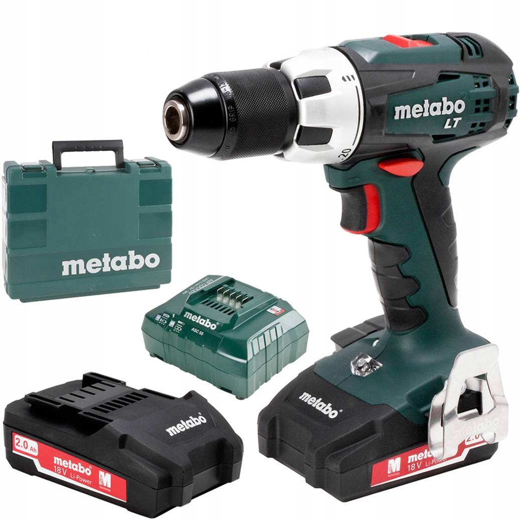 WIERTARKO-WKRĘTARKA AKUMULATOROWA METABO BS 18 LT 60/34Nm 2x2,0Ah | 602102530 | 4007430261519