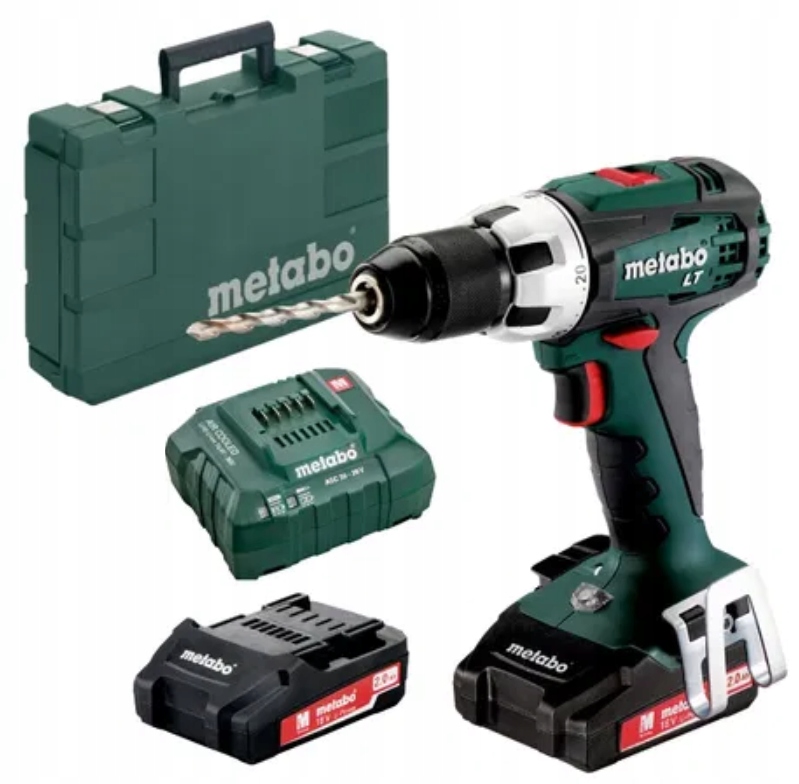 WIERTARKO-WKRĘTARKA AKUMULATOROWA METABO BS 18 LT 60/34Nm 2x2,0Ah | 602102530 | 4007430261519