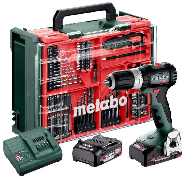 WIERTARKO-WKRĘTARKA UDAROWA METABO SB 18 L BL Set MOBILNY WARSZTAT 74 EL. | 613157710 | 4061792254534