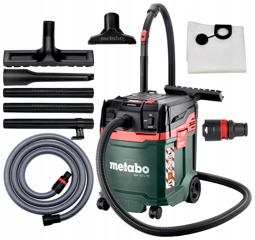 ODKURZACZA METABO ASA 30 L PC WARSZTATOWY BUDOWLANY PRZEMYSŁOWY 1200W 30L | 602086000 | 4061792230743