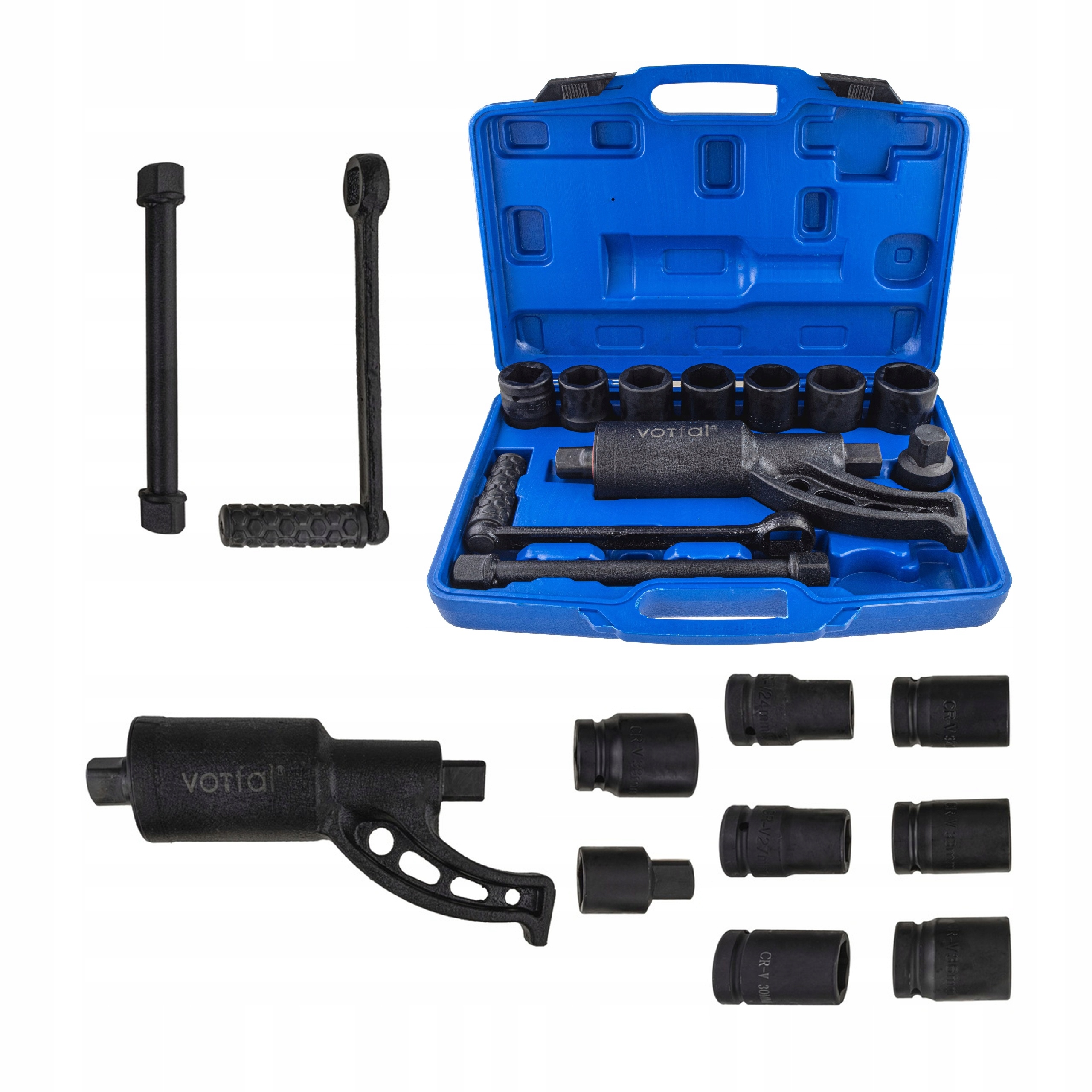 KLUCZ PRZEKŁADNIOWY PLANETARNY ODKRĘCANIA KÓŁ TIR 1:64 6000NM 24-38MM 1" | V08415_1 | 5905475666421