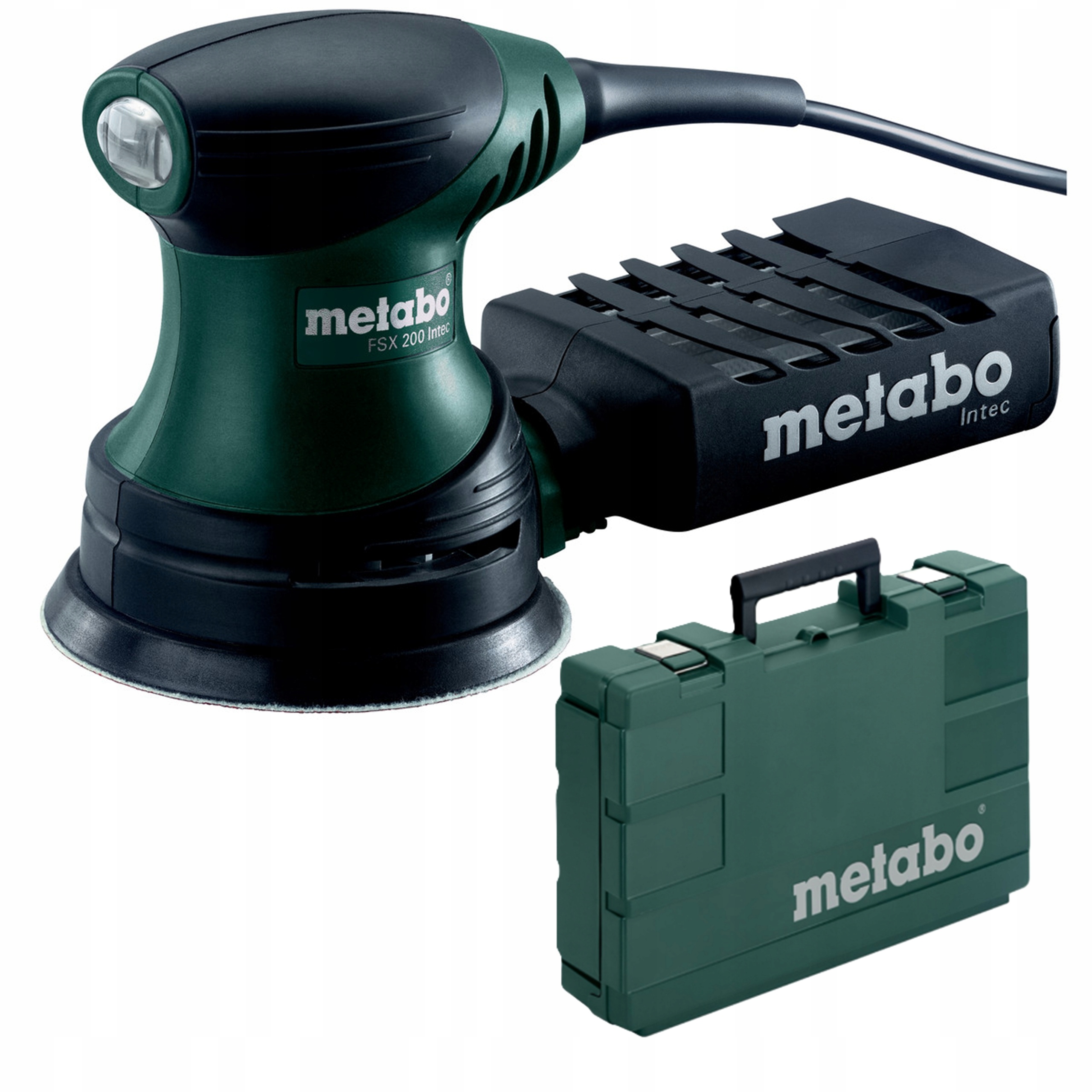 SZLIFIERKA MIMOŚRODOWA METABO FSX 200 Intec 125mm 240W + WALIZKA | 609225500 | 4007430151384