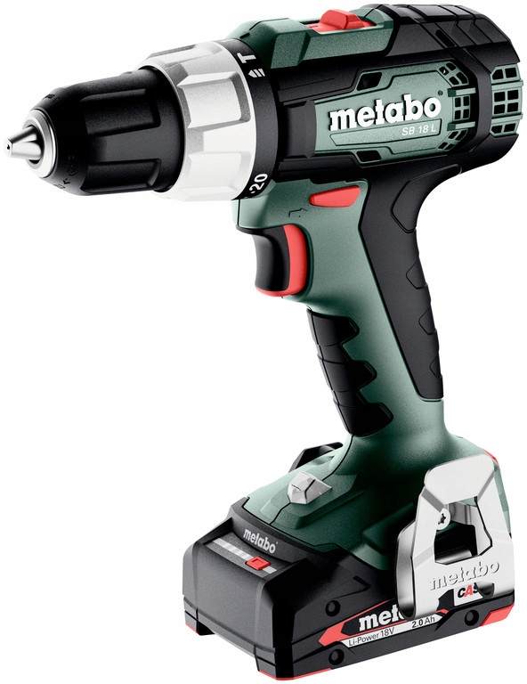 WIERTARKO-WKRĘTARKA UDAROWA METABO SB 18 L + 2 AKUMULATORY 2.0AH 18v | 614053500 | 4061792245242