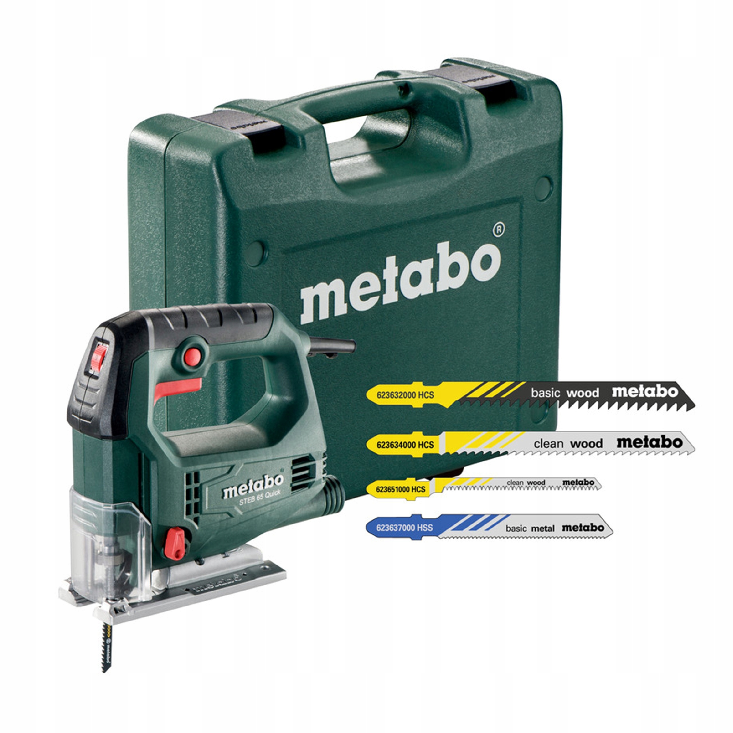 WYRZYNARKA METABO STEB 65 Quick Set + 20 BRZESZCZOTÓW | 690920000 | 4007430298669