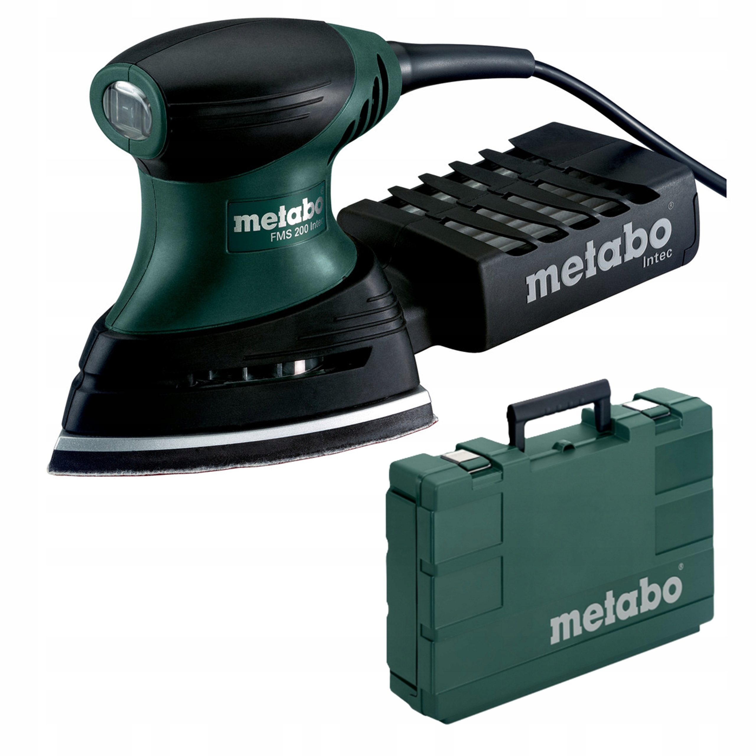 SZLIFIERKA DELTA UNIWERSALNA METABO FMS 200 Intec 100x147mm 200W + WALIZKA | 600065500 | 4007430151704