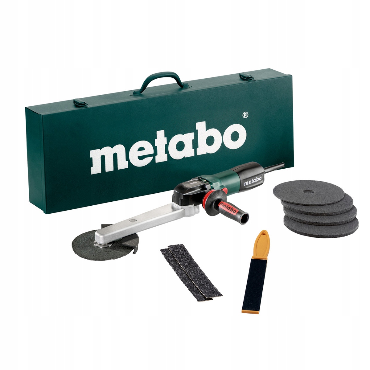 SZLIFIERKA PACHWINOWA METABO KNSE 9-150 SET Płaska Do Spoin Pachwinowych | 602265500 | 4007430298867