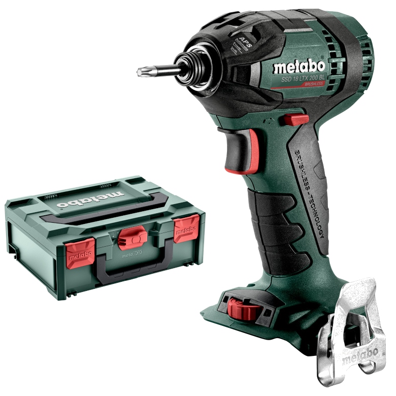 ZAKRĘTARKA UDAROWA METABO SSD 18 LTX 200 BL 200Nm KLUCZ UDAROWY CARCASS | 602396840 | 4007430330147