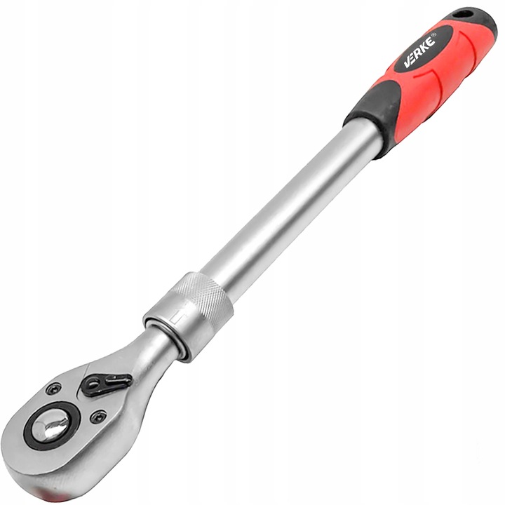 GRZECHOTKA TELESKOPOWA ROZSUWANA DŁUGA 1/2 CALA TRESZCZOTKA POKRĘTŁO KLUCZ | V39160 | 5902963495266