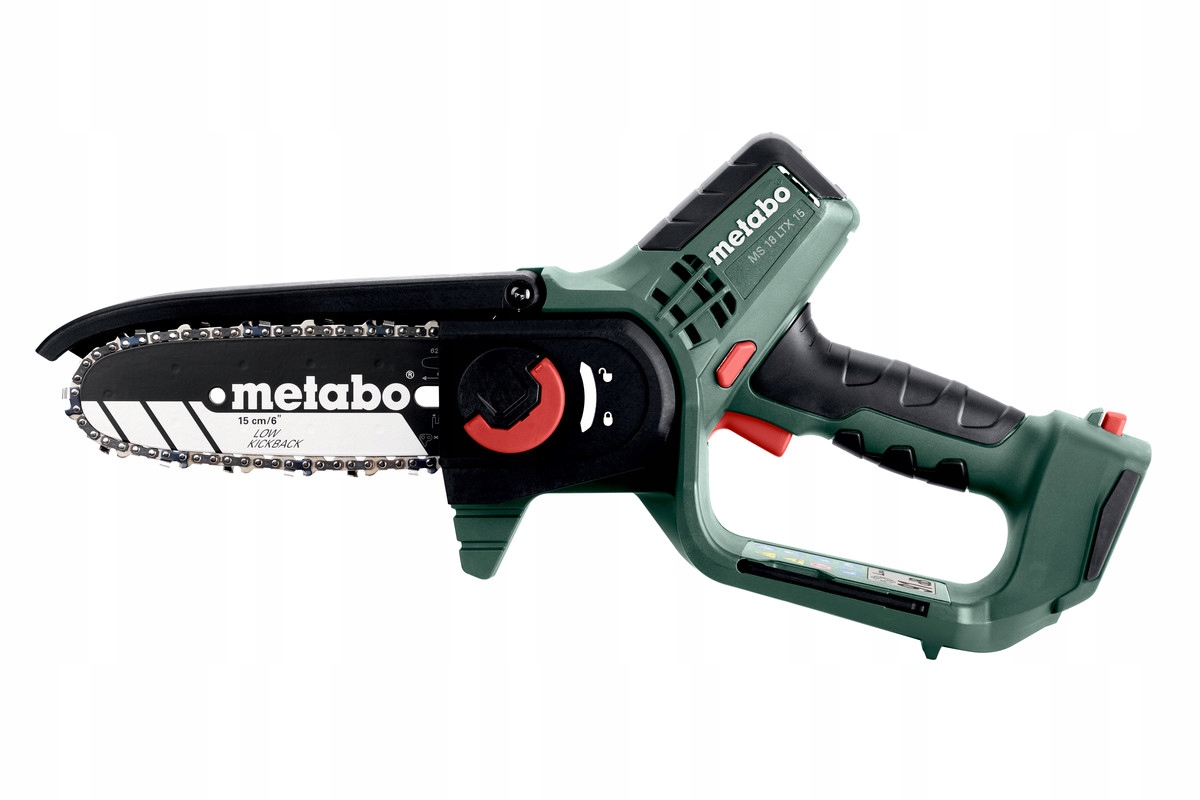 PILARKA PIŁA ŁAŃCUCHOWA AKUMULATOROWA METABO MS 18 LTX 15 18V 15cm | 600856850 | 4061792245402