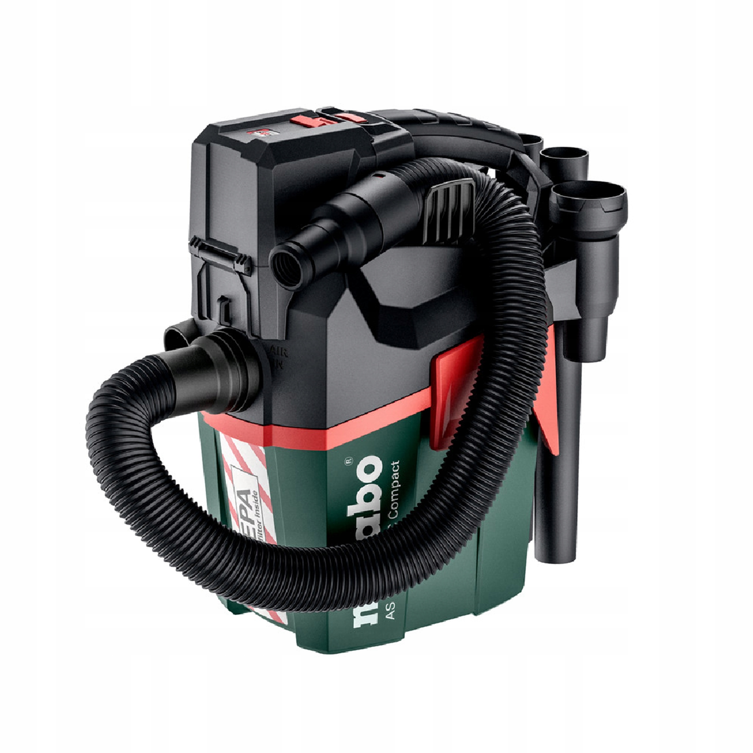 ODKURZACZ PRZEMYSŁOWY AKUMULATOROWY METABO AS 18 HEPA PC Compact 18V | 602029850 | 4061792197558
