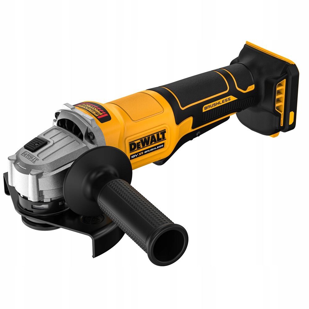SZLIFIERKA KĄTOWA AKUMULATOROWA DeWALT DCG408N 18V BODY 125MM BEZSZCZOTKOWA | DCG408N-XJ | 5035048837962