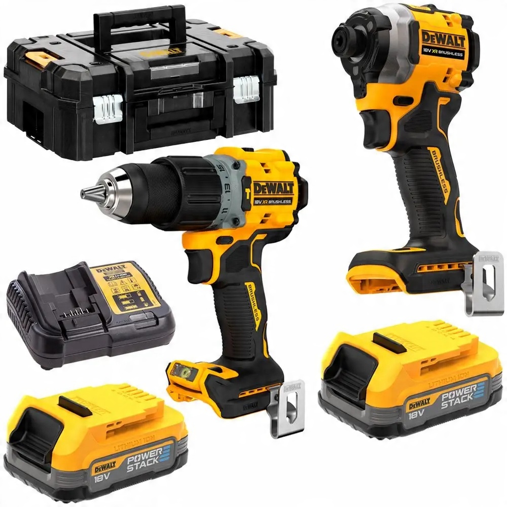 ZESTAW COMBO DEWALT WKRĘTARKA UDAROWA DCD805 + ZAKRĘTARKA DCF850 2X1,7Ah | DCK2050E2T-QW | 5035048788370
