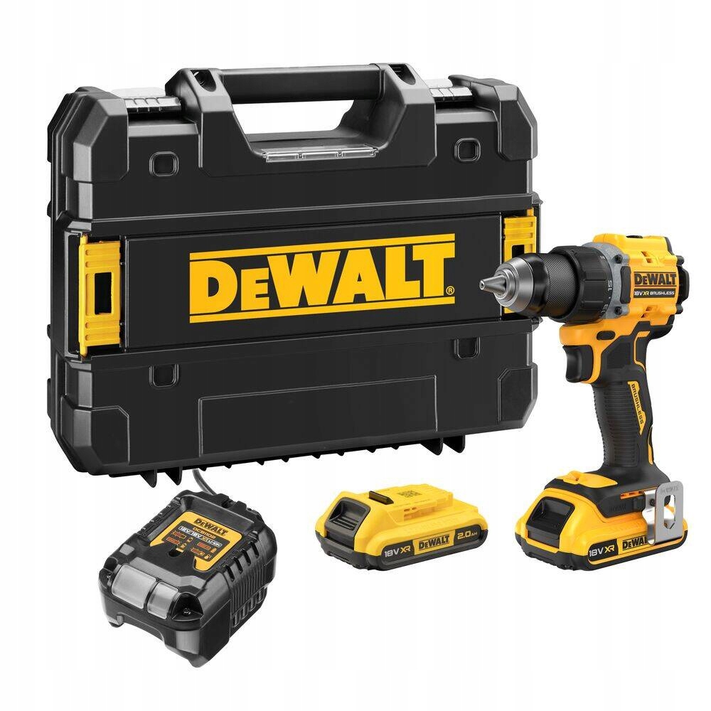 WIERTARKO-WKRĘTARKA DEWALT DCD794D2T 18 V 74Nm 2x2,0Ah BL TSTAK | DCD794D2T-QW | 5054905325077