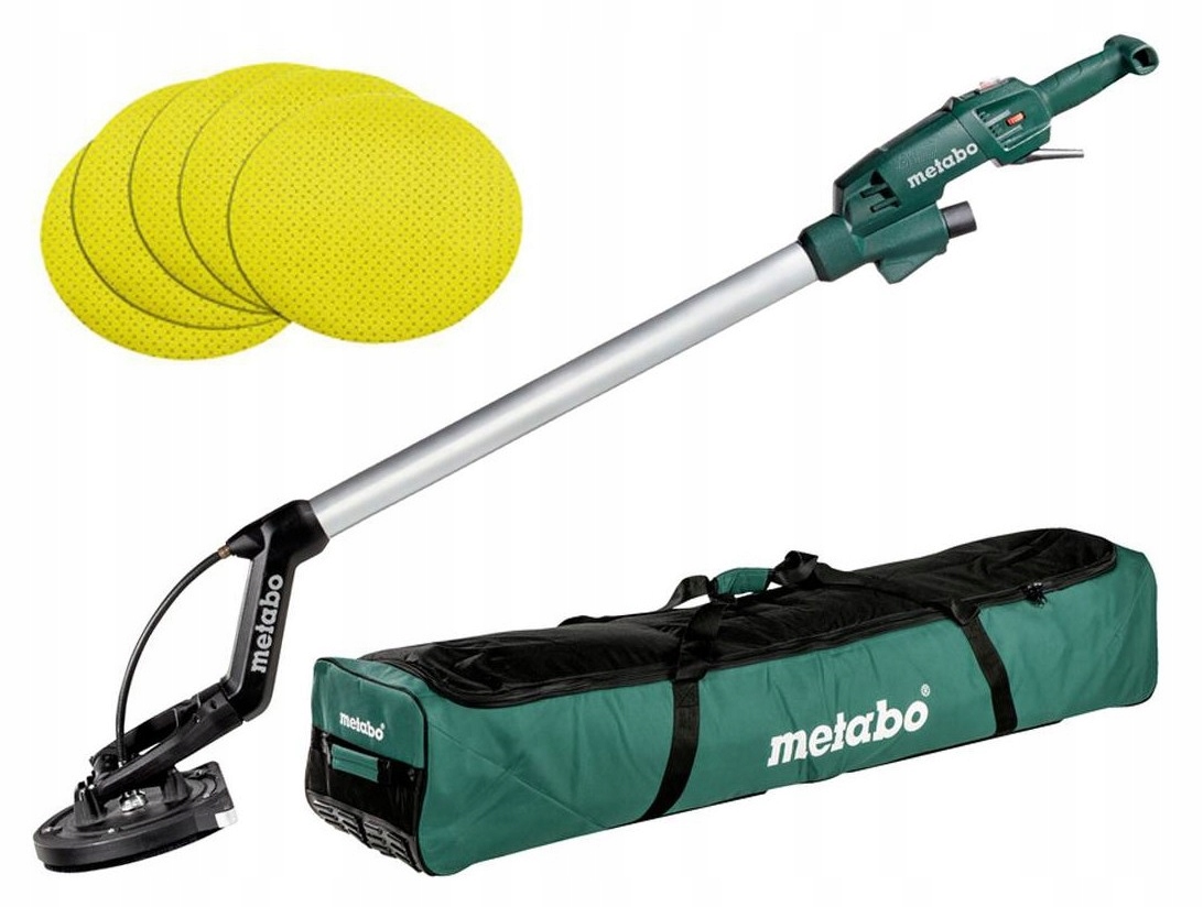 SZLIFIERKA ŻYRAFA DO GIPSU METABO LSV 5-225 500W GŁADZI ŚCIAN SUFITÓW | 600103000 | 4007430282668