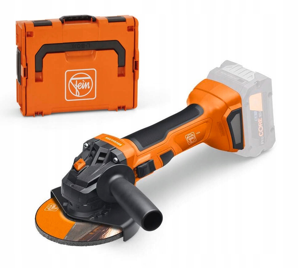 SZLIFIERKA KĄTOWA AKUMULATOROWA FEIN CCG 18-125-7 AS 18V 125MM AMPShare | 71221361000 | 4014586901275
