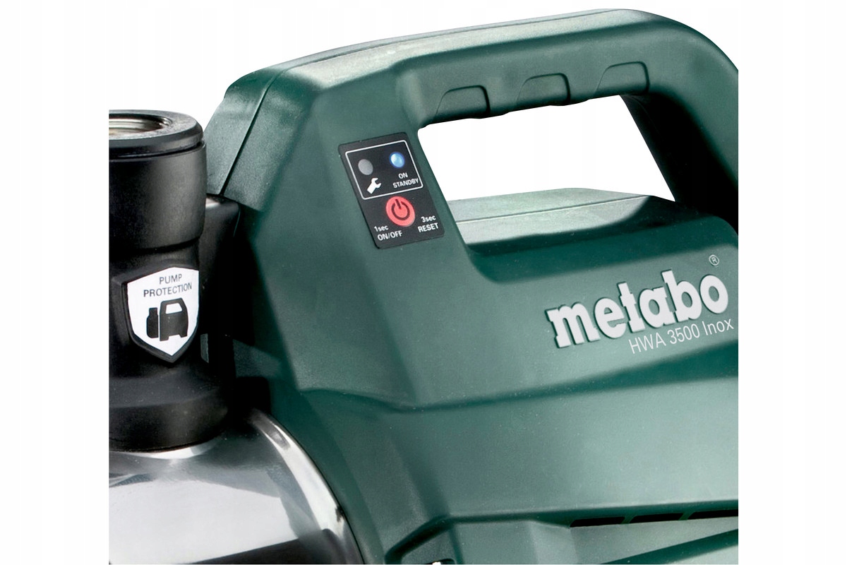 POMPA DO WODY CZYSTEJ Z AUTOMATYKĄ METABO HWA 3500 INOX 1100W 3500l/h | 600978000 | 4007430240514