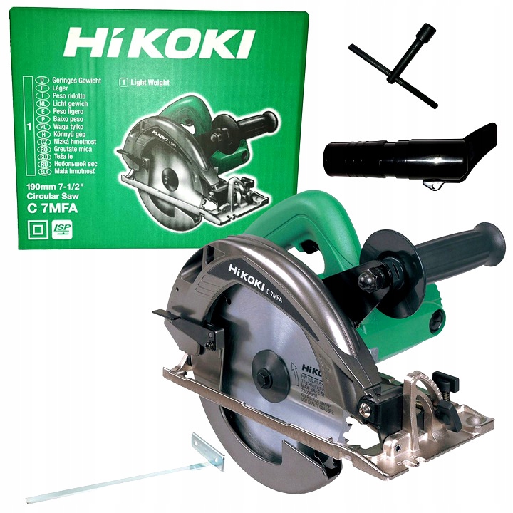 PILARKA TARCZOWA RĘCZNA HIKOKI C7MFA NAZ 190MM 1010W | C7MFANAZ | 4966376292042