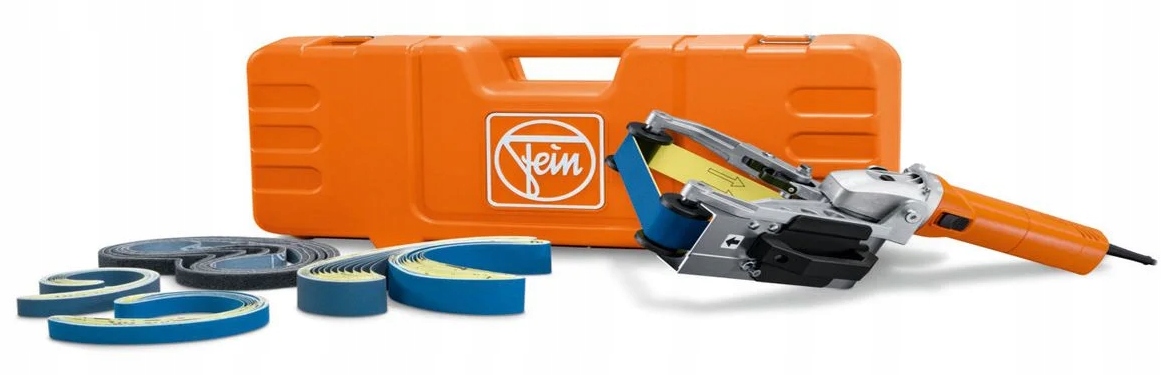 SZLIFIERKA TAŚMOWA DO RUR BALUSTRAD NIERDZEWKI FEIN RS 17-70 E 1700W | 72227561000 | 4014586895871