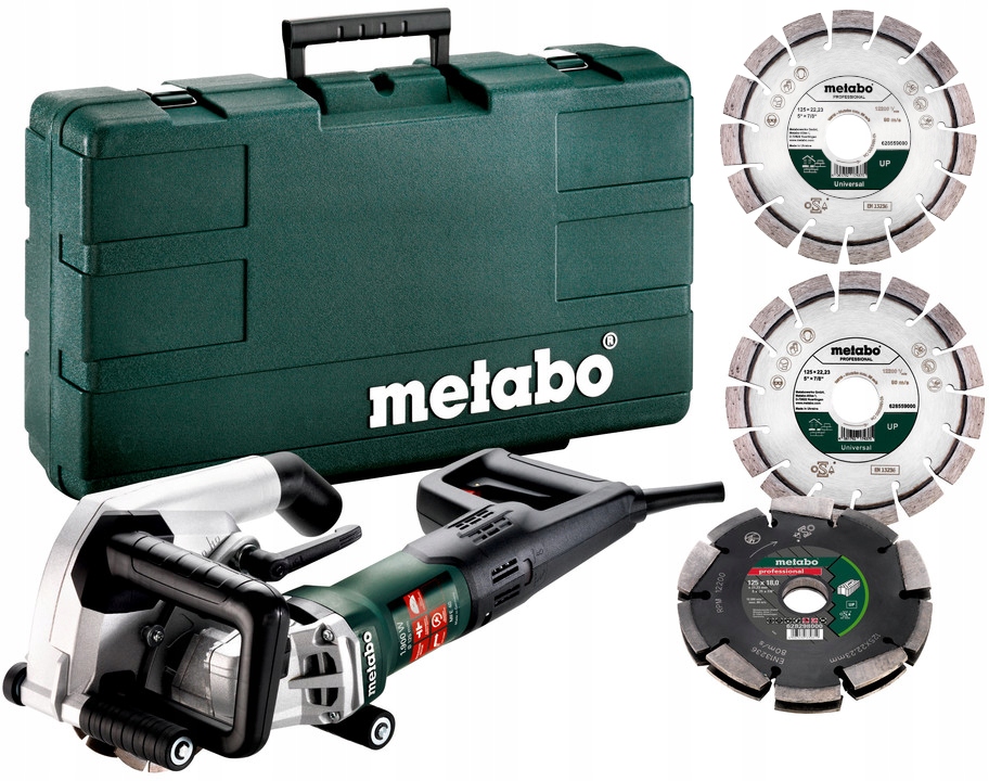 BRUZODWNICA METABO MFE 40 1900W 40MM + 3 TARCZE DIAMENTOWE ZESTAW | 604040900 | 4007430333513