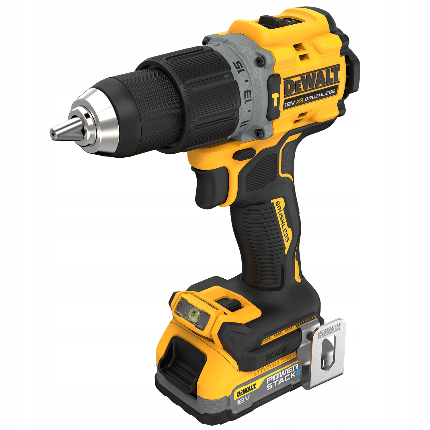 WIERTARKO-WKRĘTARKA UDAROWA DEWALT DCD805E2T 18V 90Nm POWERSTACK | DCD805E2T-QW | 5035048788271