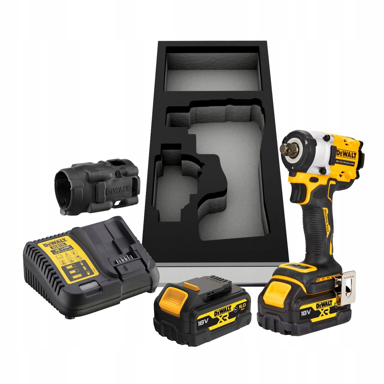 KLUCZ UDAROWY DeWalt DCF921P2G-QW 406 Nm 1/2'' 2 X AKUMULATOR 5,0Ah | DCF921P2G-QW | 5035048743713