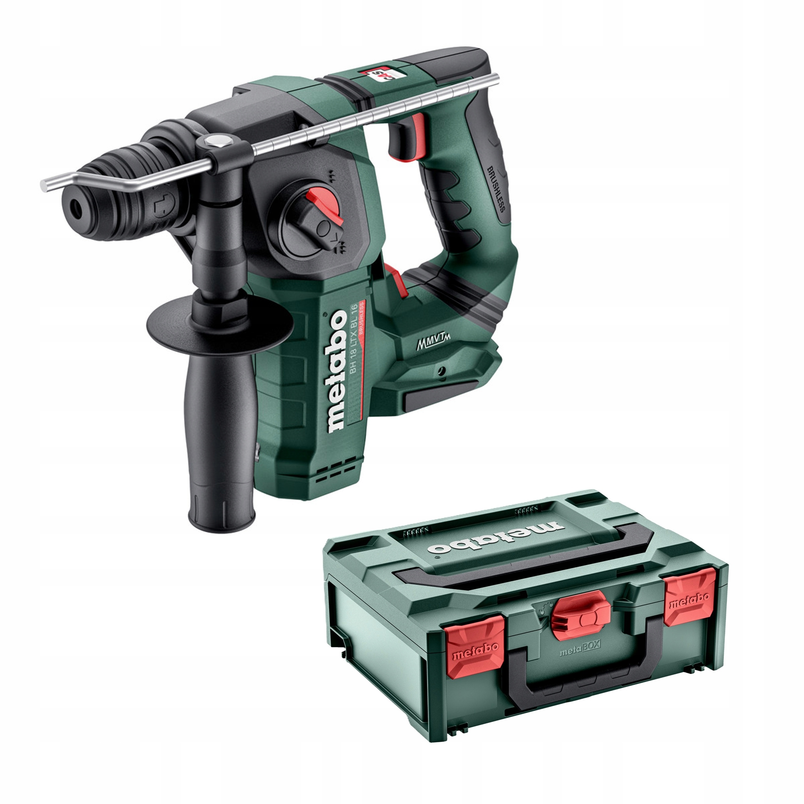 MŁOTOWIERTARKA AKUMULATOROWA SDS-PLUS METABO BH 18 LTX BL 16 18V + WALIZKA | 600324840 | 4061792191679