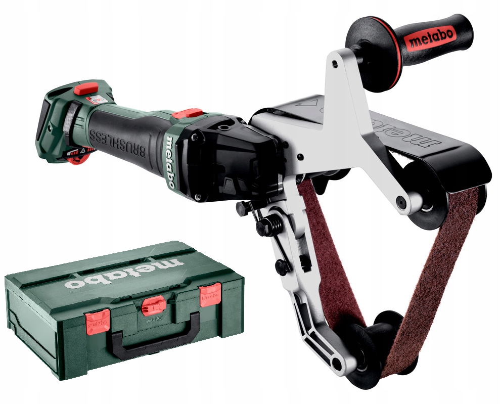 AKUMULATOROWA SZLIFIERKA TAŚMOWA DO RUR METABO RBVB 18 LTX BL 180 18V | 601768840 | 4061792263772