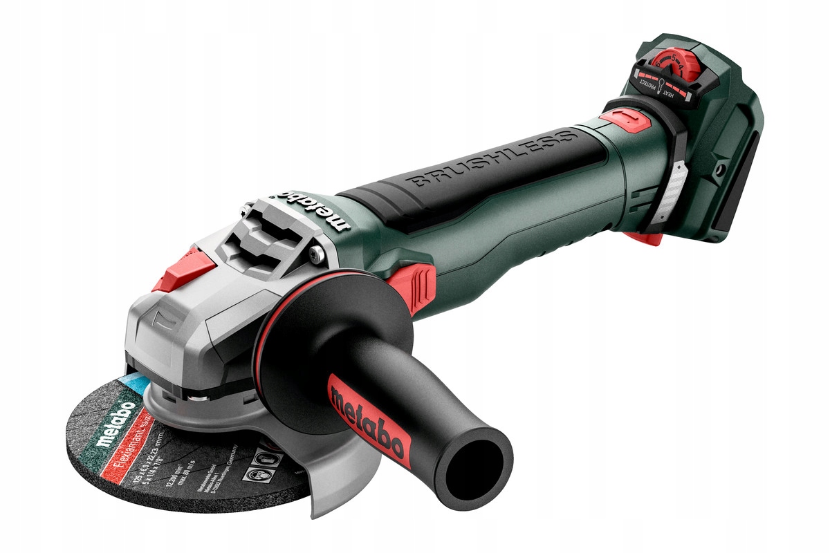 SZLIFIERKA KĄTOWA AKUMULATOROWA METABO WVB 18 LT BL 11-125 QUICK + WALIZKA | 613057840 | 4061792206601