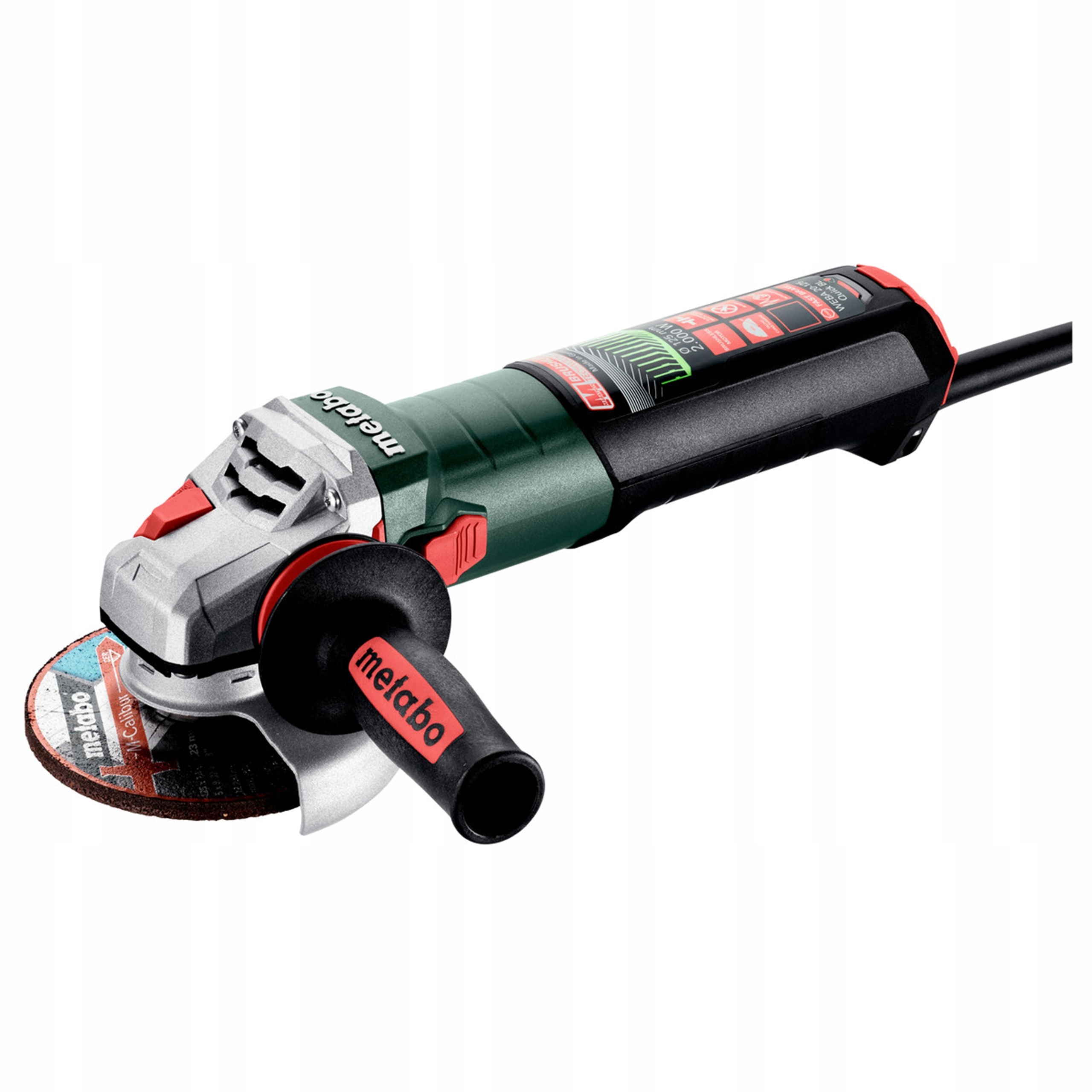 SZLIFIERKA KĄTOWA METABO WEBA 20-125 QUICK BL 125mm 2000W | 600642000 | 4061792207202