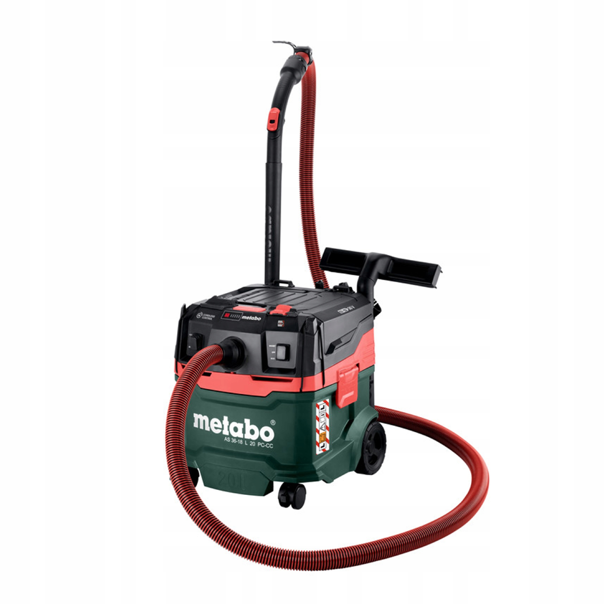 ODKURZACZ PRZEMYSŁOWY AKUMULATOROWY METABO AS 36-18 L 20 PC-CC 18V | 602072850 | 4061792230484