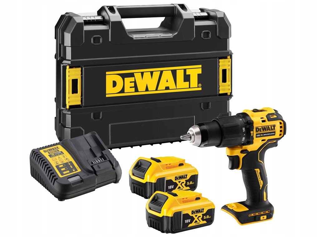 WIERTARKO-WKRĘTARKA UDAROWA DEWALT DCD709P2T 18V 65Nm 2x5,0Ah | DCD709P2T-QW | 5035048737187