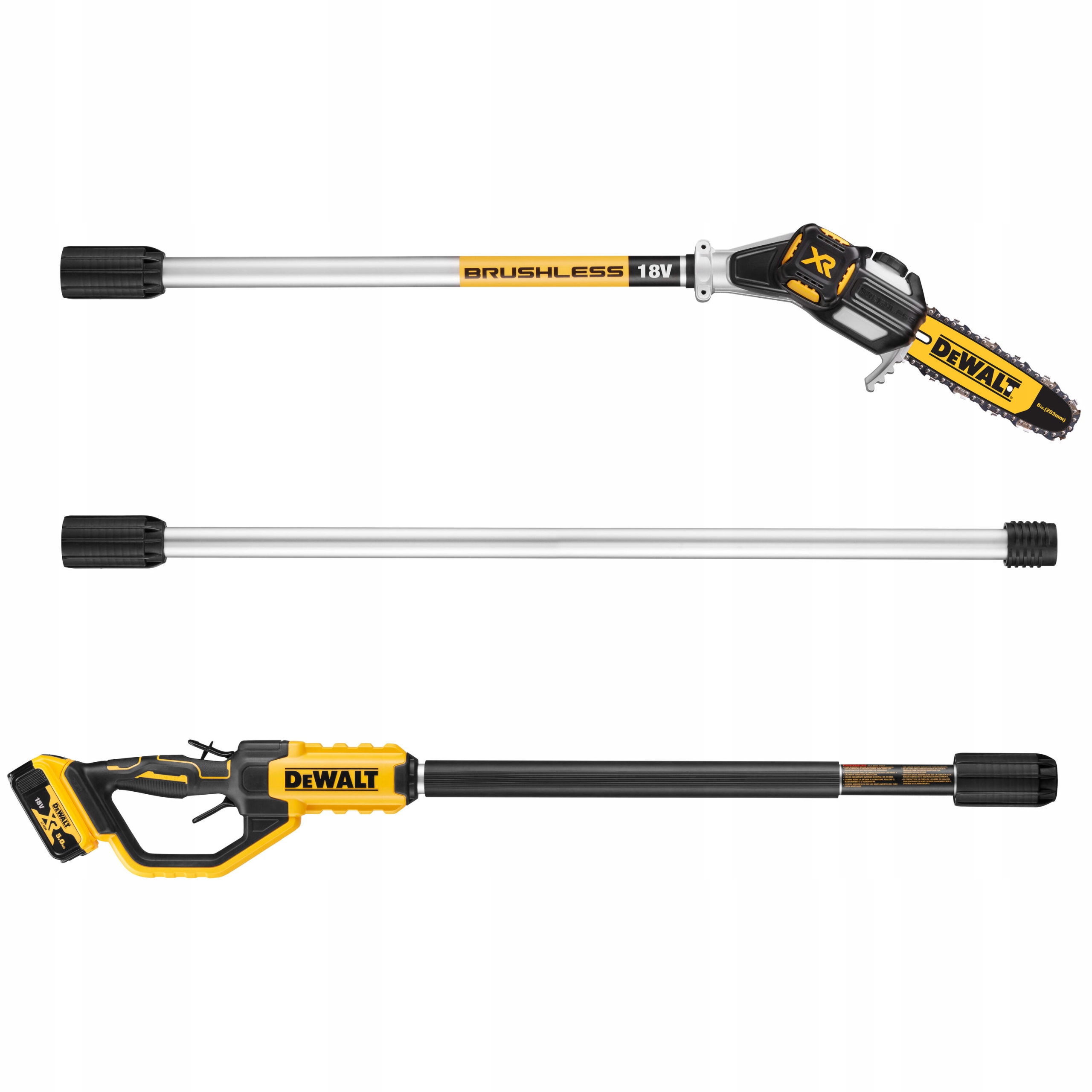 PIŁA PILARKA ŁAŃCUCHOWA NA WYSIĘGNIKU DEWALT DCMPS567N 18V 20cm DŁ. 2-3m | DCMPS567N-XJ | 5035048713624
