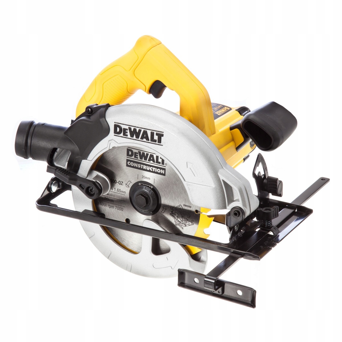 PILARKA TARCZOWA RĘCZNA DEWALT DWE550 1200W 165MM DWE550-QS | DWE550-QS | 5035048392683