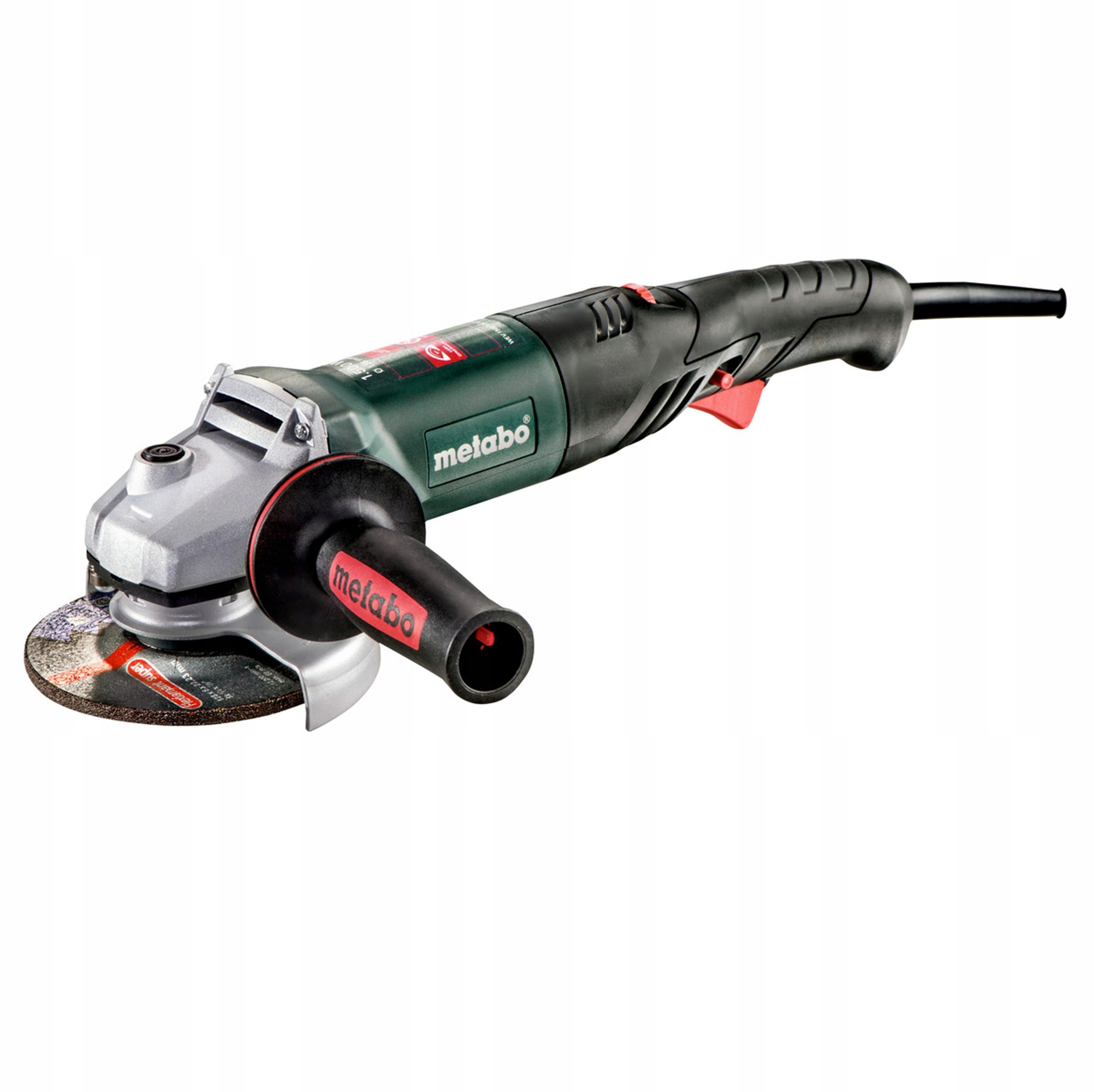 SZLIFIERKA KĄTOWA METABO WEV 1500-125 QUICK RT 125mm 1500W REGULACJA OBR | 601243500 | 4007430297402