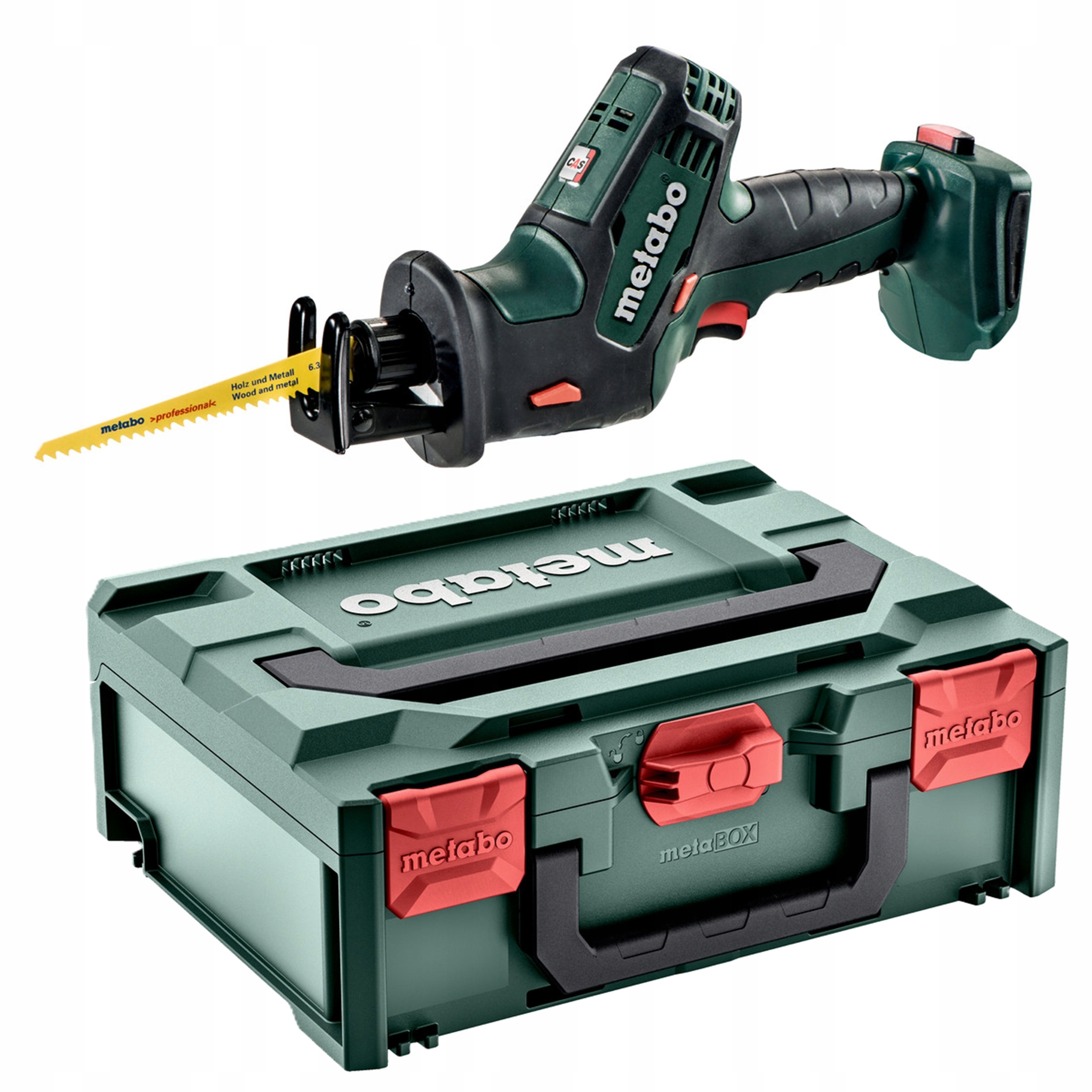 PIŁA SZABLASTA AKUMULATOROWA METABO SSE 18 LTX COMPACT 18V + WALIZKA | 602266840 | 4007430311696