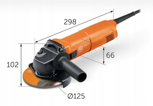 SZLIFIERKA KĄTOWA FEIN CG 10-125 1000W 125MM | 72227960000 | 4014586894980