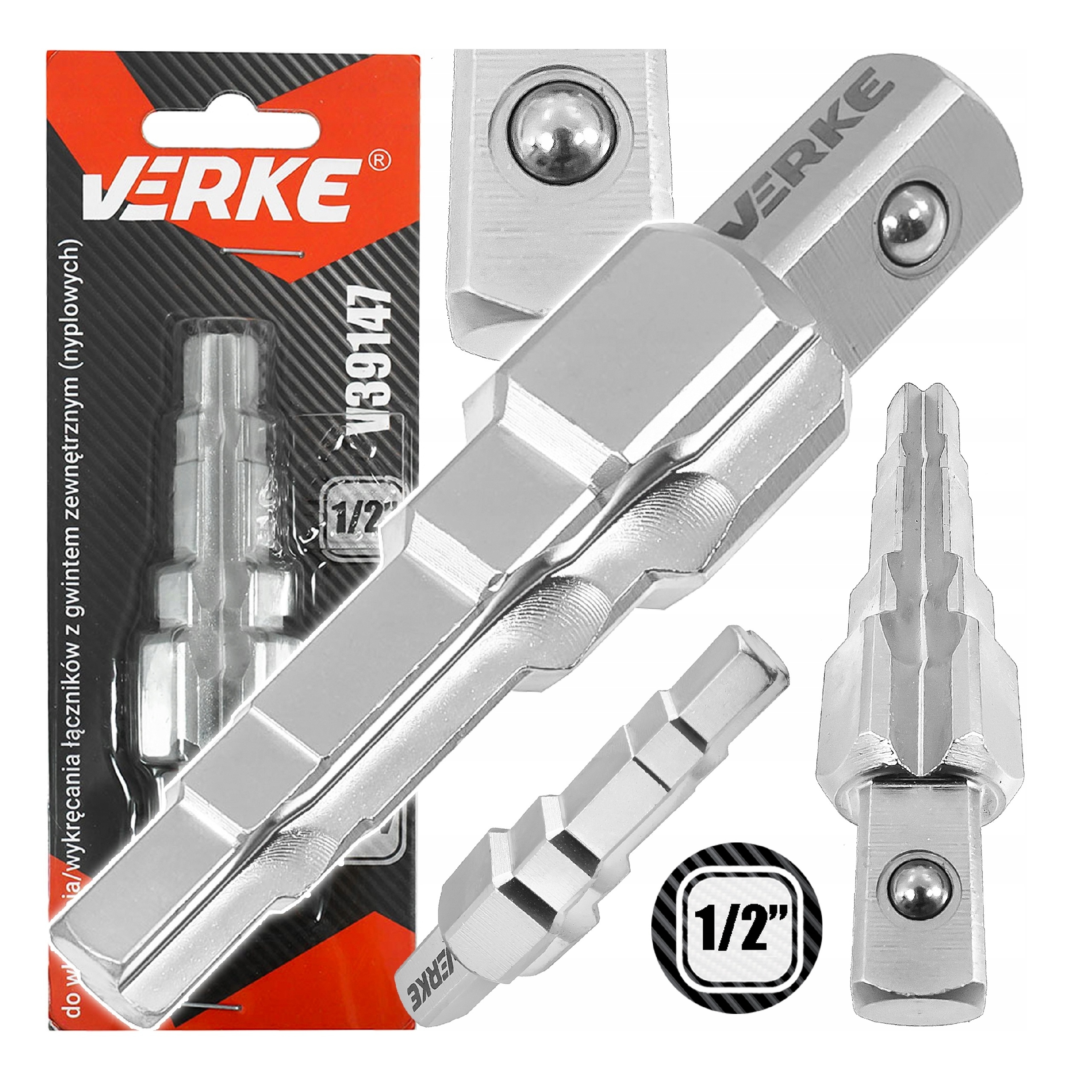 KLUCZ SZTORCOWY STOPNIOWY DO ŚRUBUNKÓW GRZEJNIKÓW GRZEJNIKA GRZECHOTKĘ 1/2 | V39147 | 5904673572176