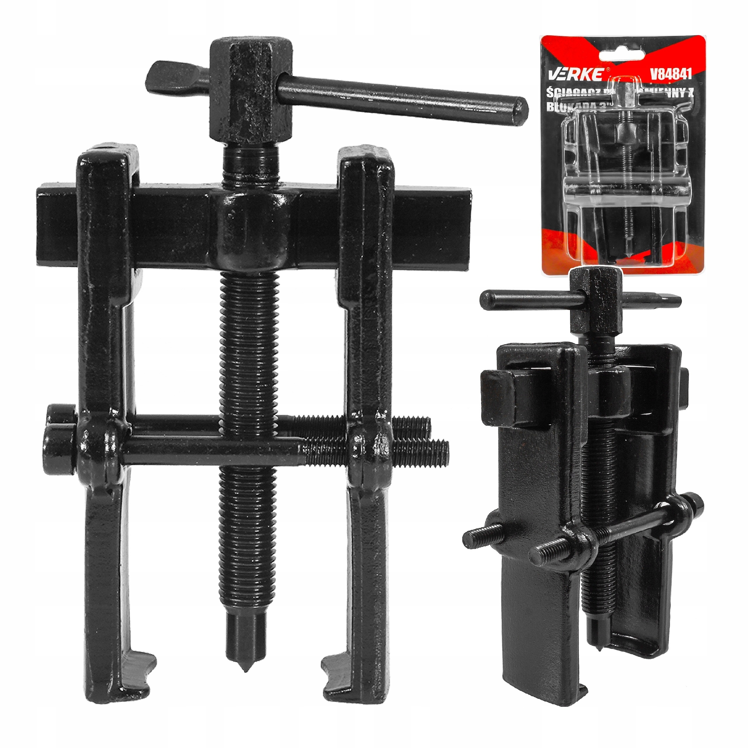 ŚCIĄGACZ RAMION WYCIERACZEK ŁOŻYSK ALTERNATORA ALTERNATORÓW KLEM BLOKADĄ 3" | V84841 | 5904673570783