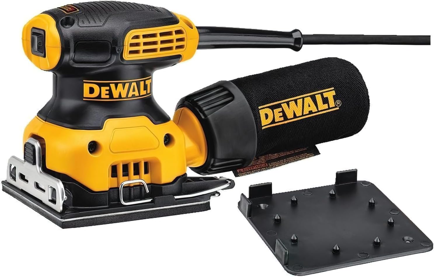 SZLIFIERKA OSCYLACYJNA DEWALT DWE6411 230W 108x115mm PROSTOKĄTNA | DWE6411-QS | 5035048553893