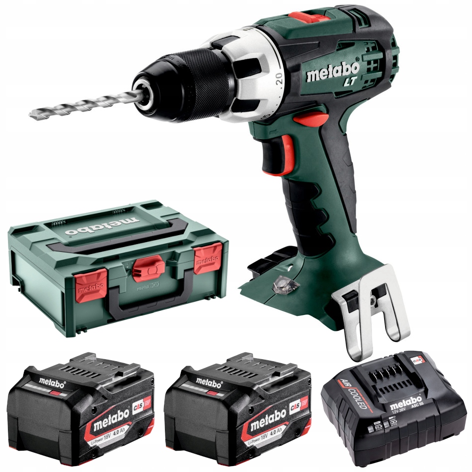 WIERTARKO-WKRĘTARKA AKUMULATOROWA METABO BS 18 LT 18V 2x4Ah 60Nm | 602102500 | 4007430213471