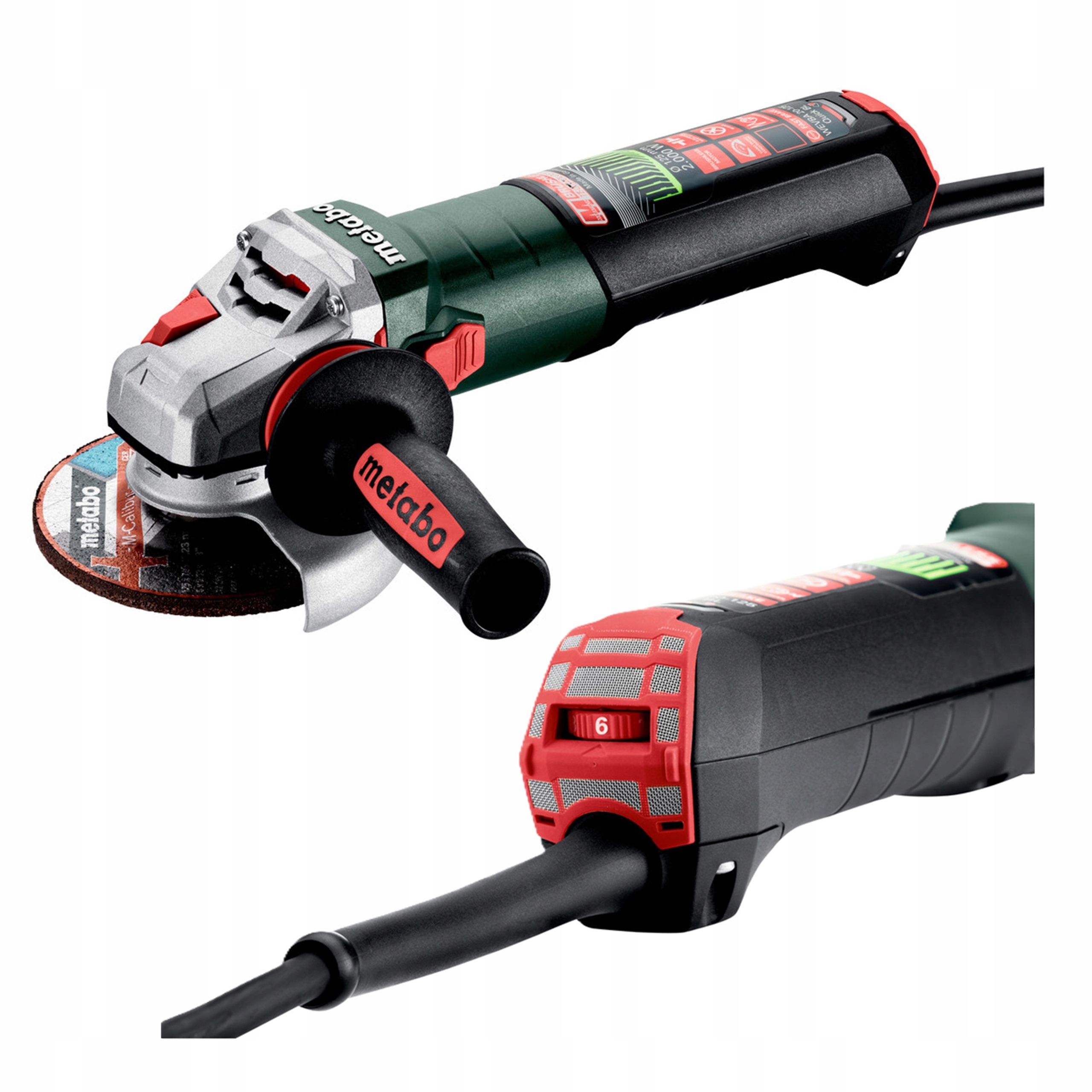 SZLIFIERKA KĄTOWA METABO WEVBA 20-125 Quick BL 125mm 2000W | 600641000 | 4061792207226