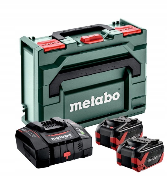 ZESTAW 2 AKUMULATORÓW METABO 8,0 LiHDX + SZYBKA ŁADOWARKA ASC 290 | 685305000 | 4061792262232