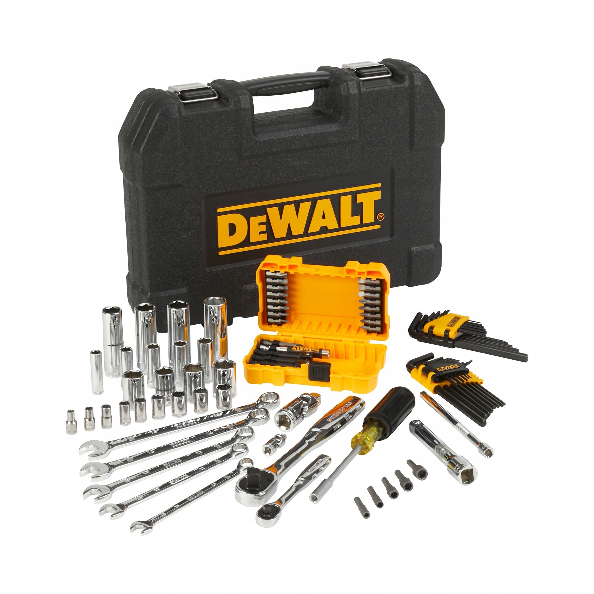 Zestaw narzędzi dla mechaników DEWALT DWMT73800-1 klucze nasadki 89el. | DWMT73800-1 | 3253561738005